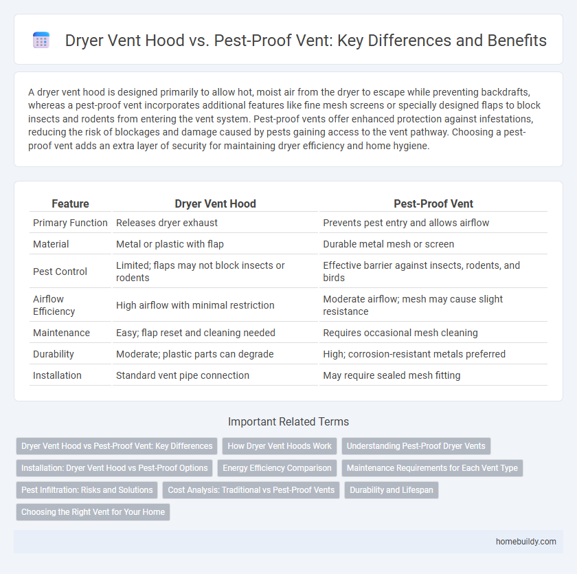 Dryer Vent Hood vs. Pest-Proof Vent: Key Differences and Benefits