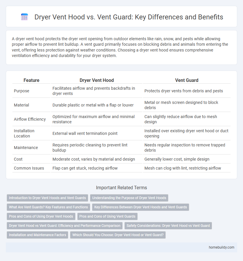 Dryer Vent Hood vs. Vent Guard: Key Differences and Benefits