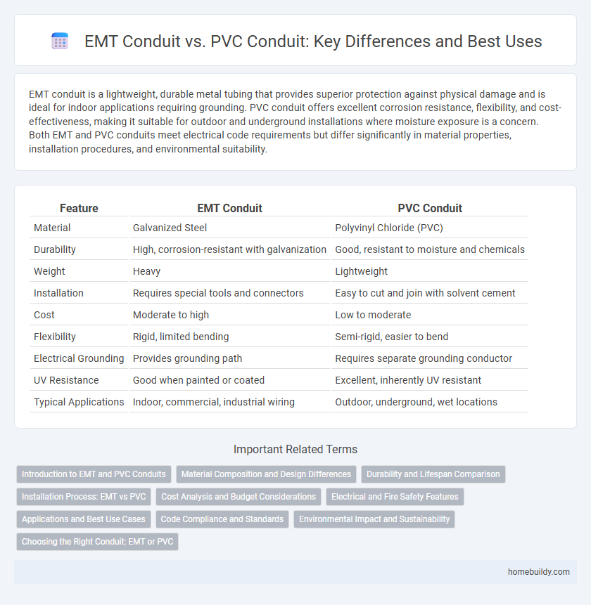 EMT Conduit vs. PVC Conduit: Key Differences and Best Uses