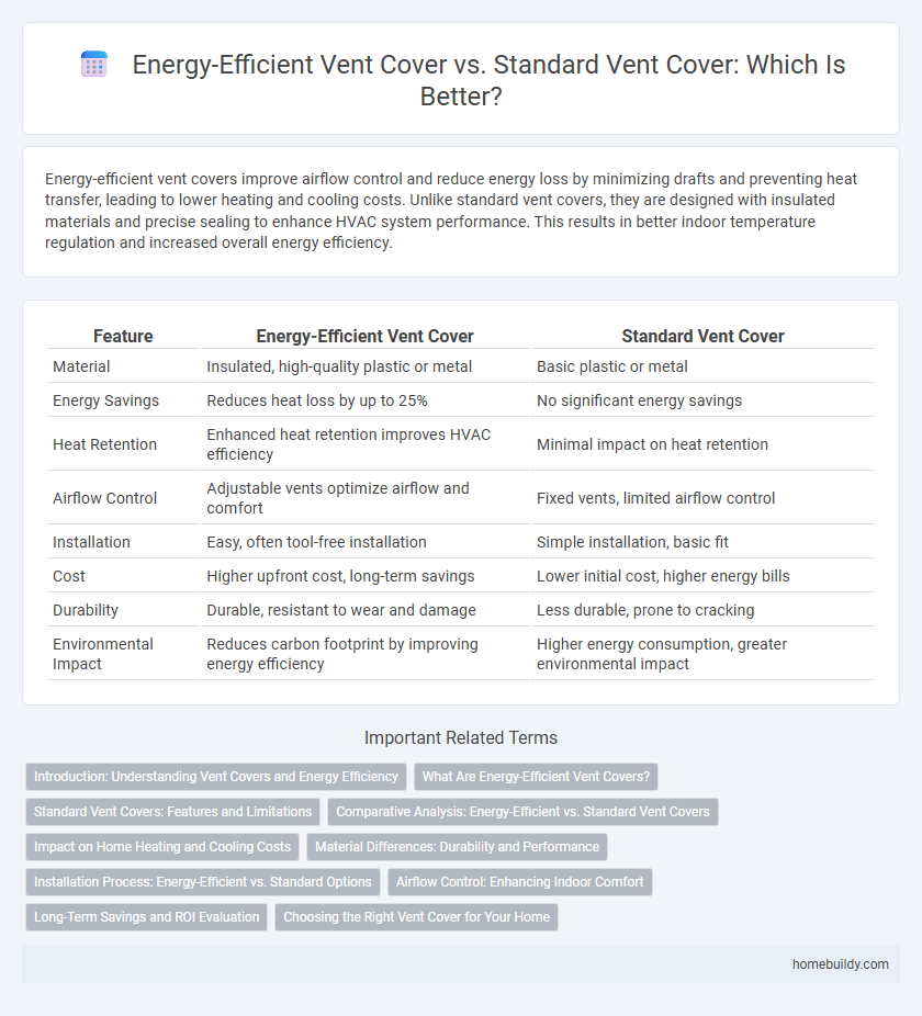 Energy-Efficient Vent Cover vs. Standard Vent Cover: Which Is Better?