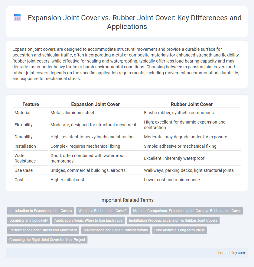 Expansion Joint Cover vs. Rubber Joint Cover: Key Differences and Applications