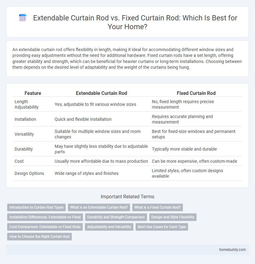 Extendable Curtain Rod vs. Fixed Curtain Rod: Which Is Best for Your Home?