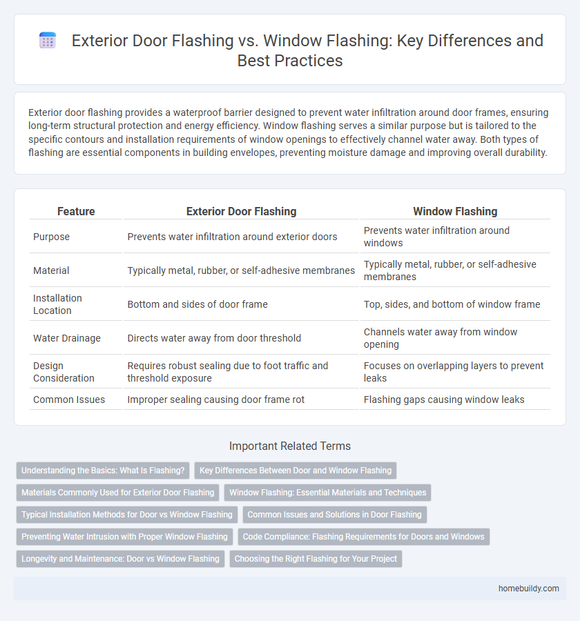 Exterior Door Flashing vs. Window Flashing: Key Differences and Best Practices