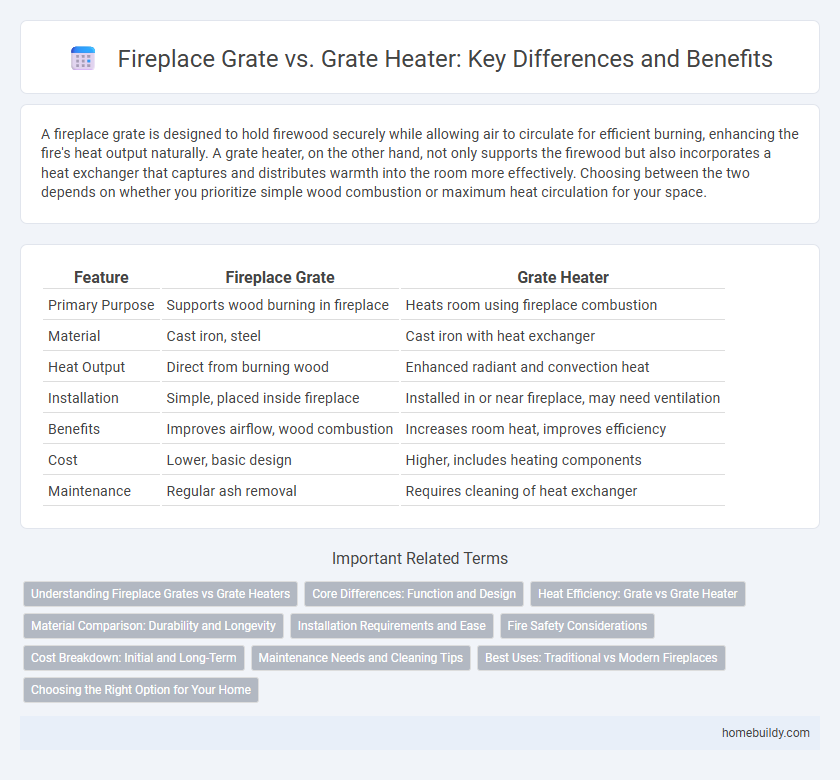 Fireplace Grate vs. Grate Heater: Key Differences and Benefits