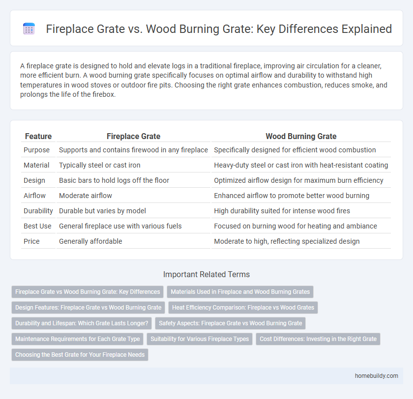 Fireplace Grate vs. Wood Burning Grate: Key Differences Explained