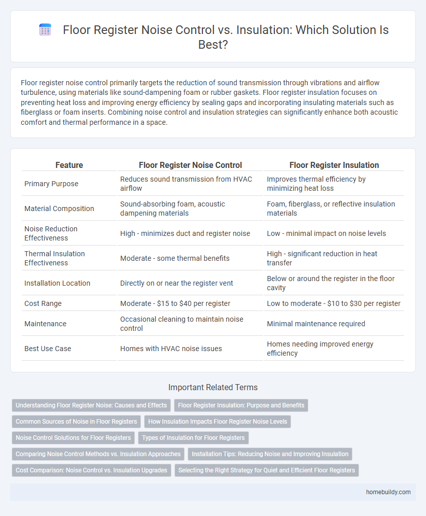 Floor Register Noise Control vs. Insulation: Which Solution Is Best?