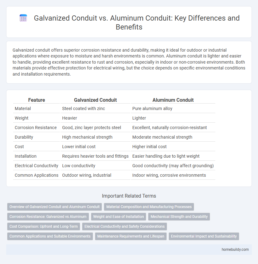 Galvanized Conduit vs. Aluminum Conduit: Key Differences and Benefits