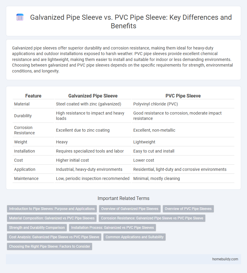 Galvanized Pipe Sleeve vs. PVC Pipe Sleeve: Key Differences and Benefits