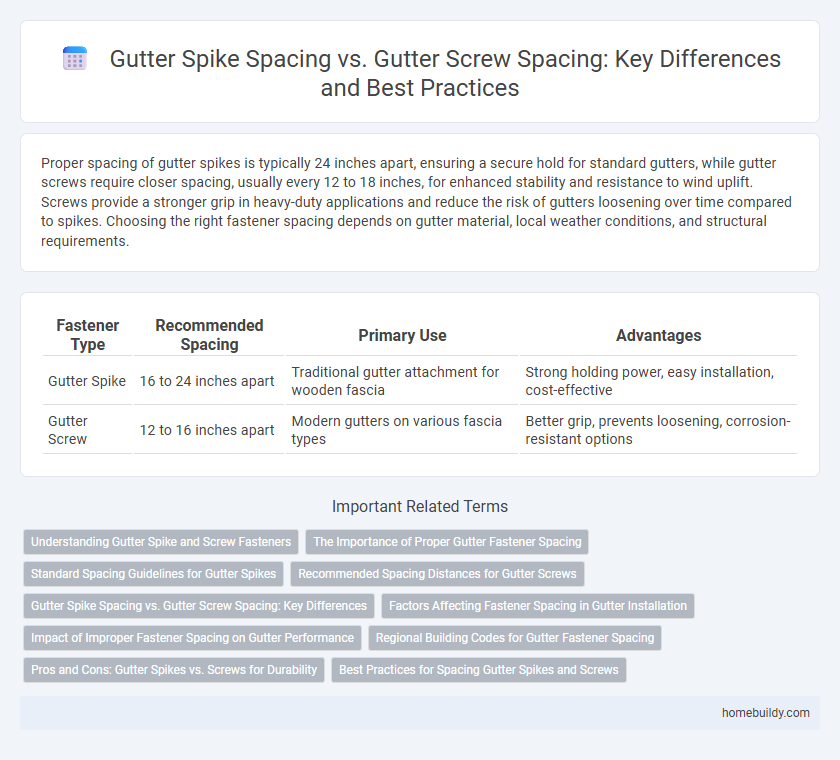 Gutter Spike Spacing vs. Gutter Screw Spacing: Key Differences and Best Practices