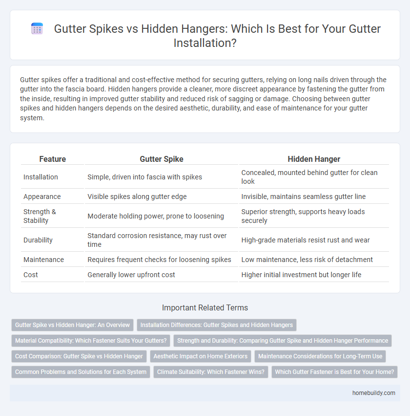Gutter Spikes vs Hidden Hangers: Which Is Best for Your Gutter Installation?