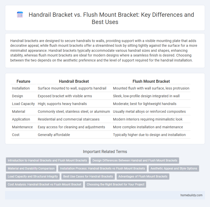Handrail Bracket vs. Flush Mount Bracket: Key Differences and Best Uses