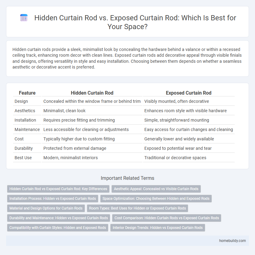 Hidden Curtain Rod vs. Exposed Curtain Rod: Which Is Best for Your Space?