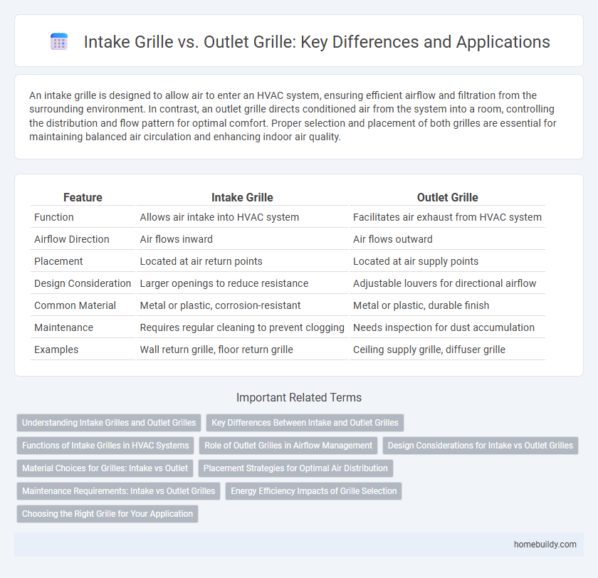 Intake Grille vs. Outlet Grille: Key Differences and Applications