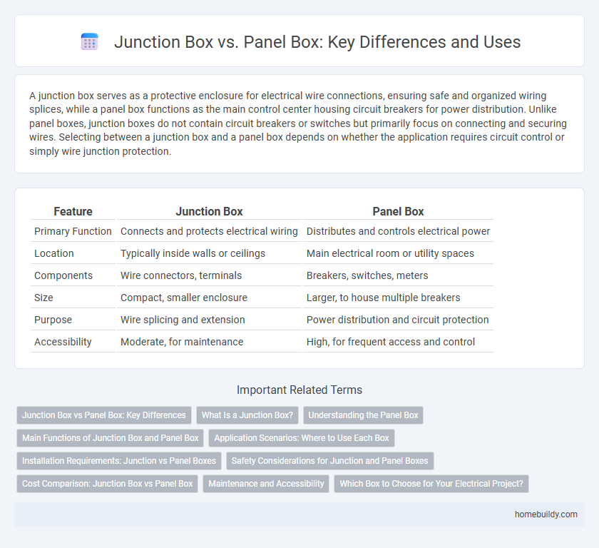 Junction Box vs. Panel Box: Key Differences and Uses