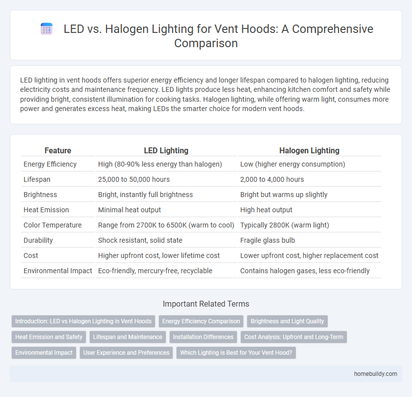LED vs. Halogen Lighting for Vent Hoods: A Comprehensive Comparison