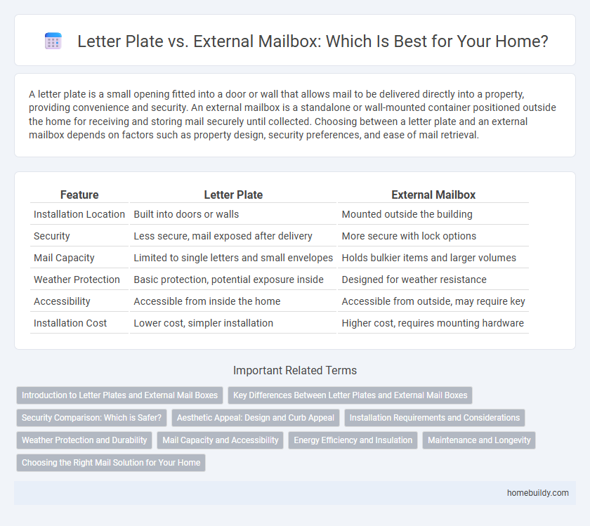 Letter Plate vs. External Mailbox: Which Is Best for Your Home?