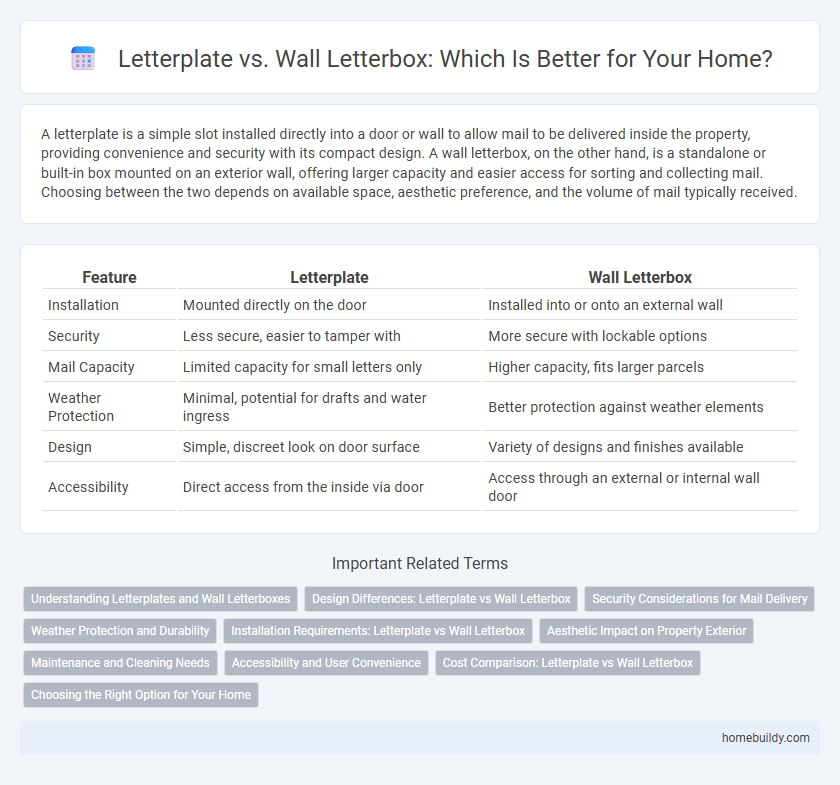 Letterplate vs. Wall Letterbox: Which Is Better for Your Home?