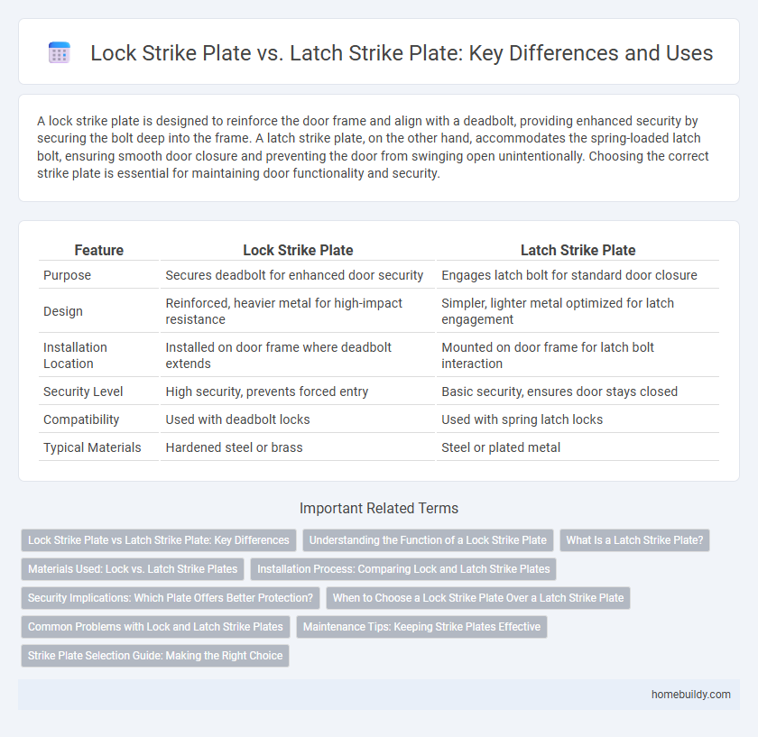 Lock Strike Plate vs. Latch Strike Plate: Key Differences and Uses