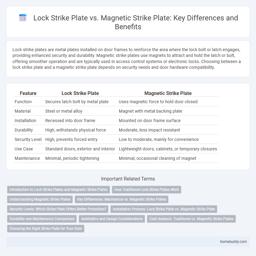 Lock Strike Plate vs. Magnetic Strike Plate: Key Differences and Benefits