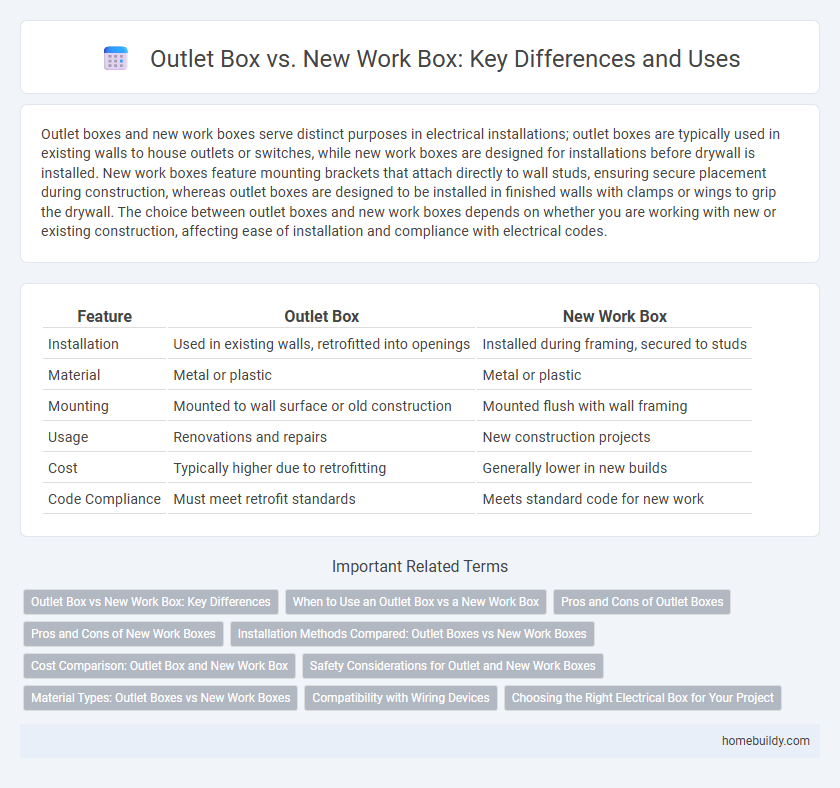 Outlet Box vs. New Work Box: Key Differences and Uses