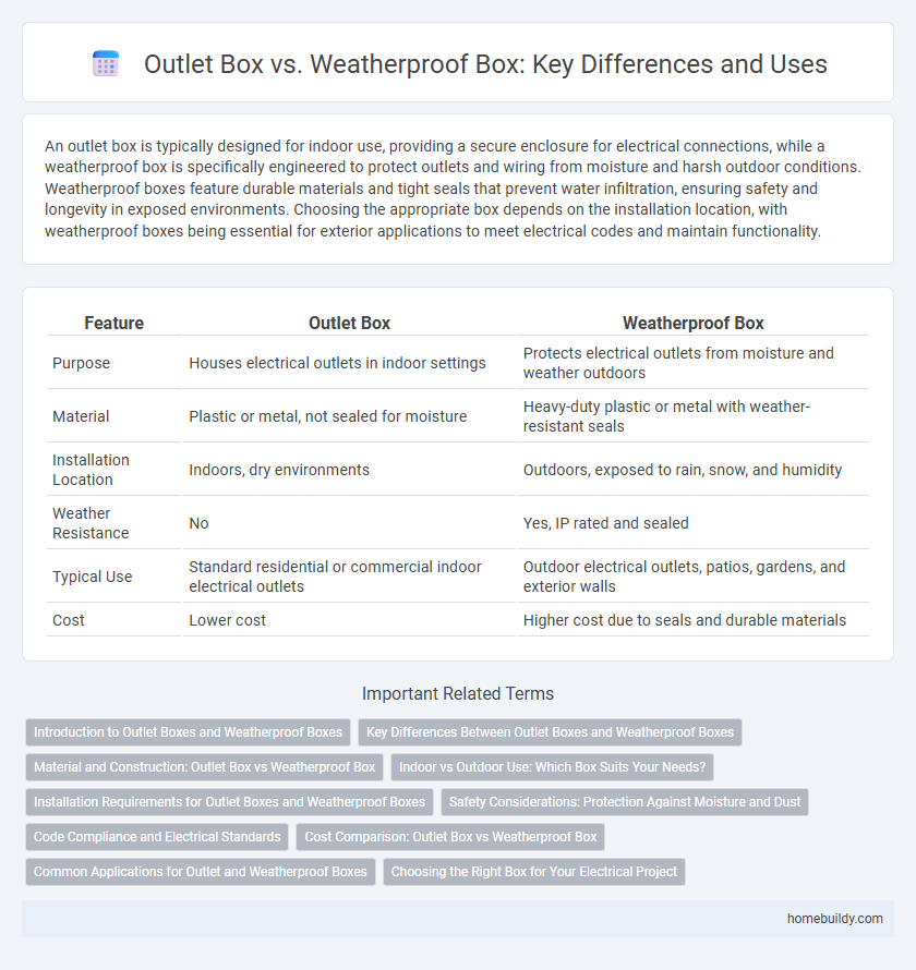 Outlet Box vs. Weatherproof Box: Key Differences and Uses