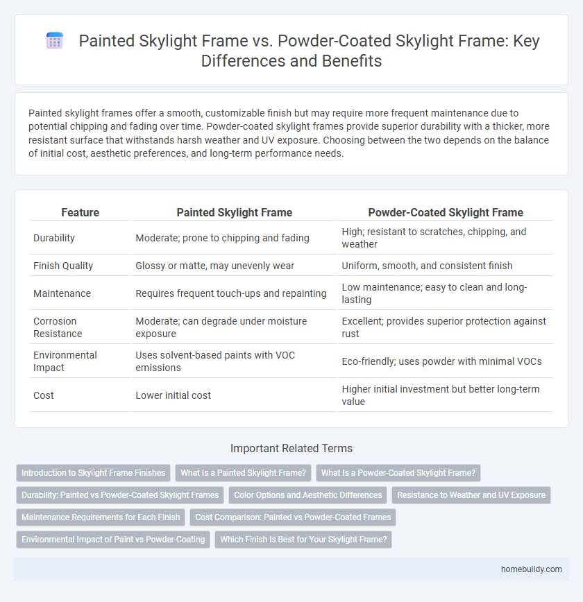Painted Skylight Frame vs. Powder-Coated Skylight Frame: Key Differences and Benefits