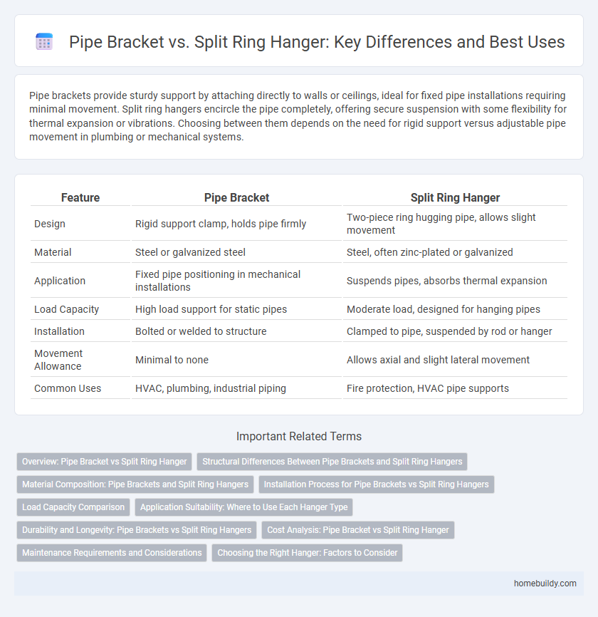 Pipe Bracket vs. Split Ring Hanger: Key Differences and Best Uses