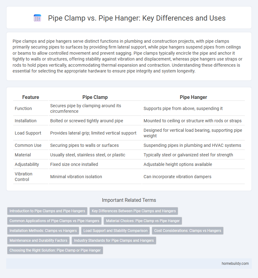 Pipe Clamp vs. Pipe Hanger: Key Differences and Uses