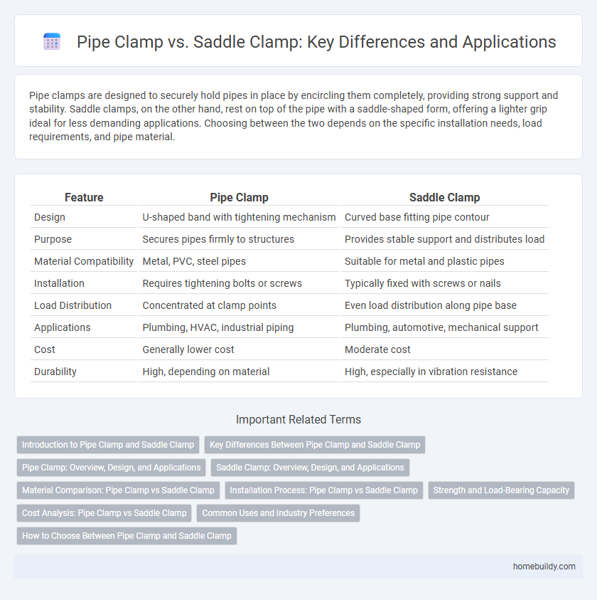 Pipe Clamp vs. Saddle Clamp: Key Differences and Applications