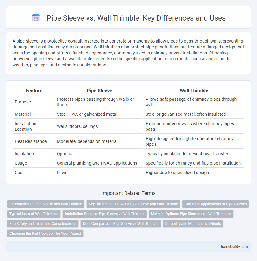 Pipe Sleeve vs. Wall Thimble: Key Differences and Uses
