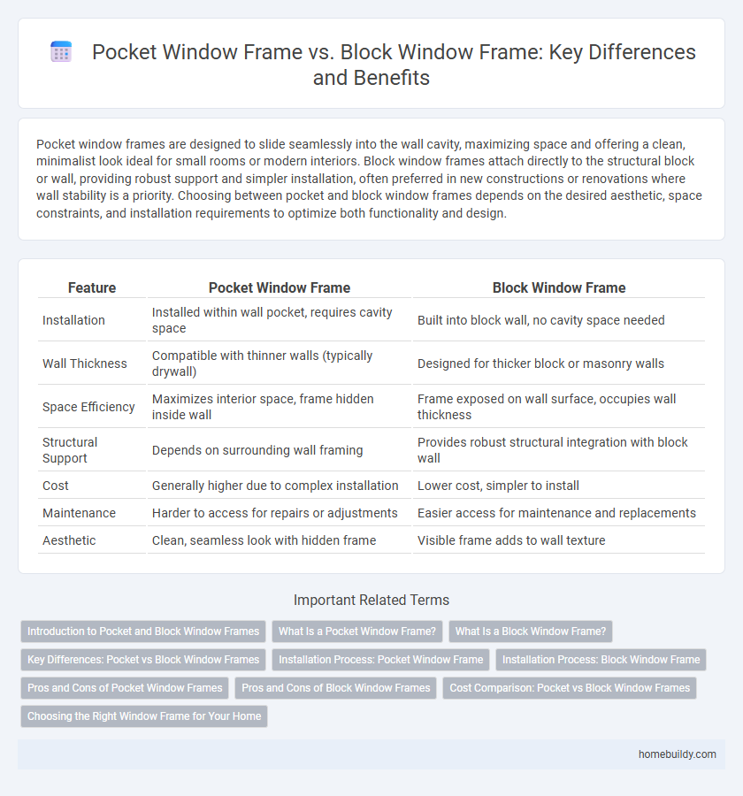 Pocket Window Frame vs. Block Window Frame: Key Differences and Benefits