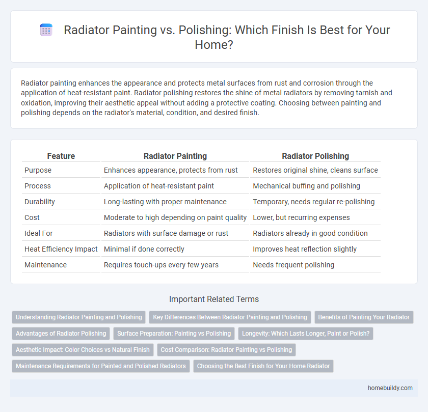 Radiator Painting vs. Polishing: Which Finish Is Best for Your Home?