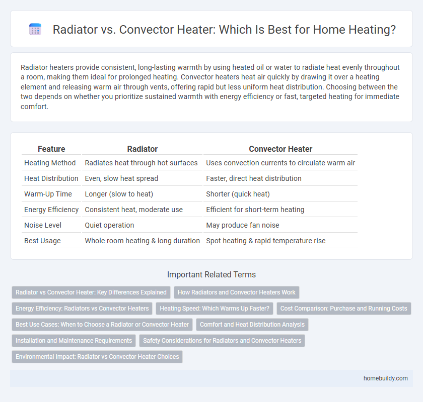 Radiator vs. Convector Heater: Which Is Best for Home Heating?