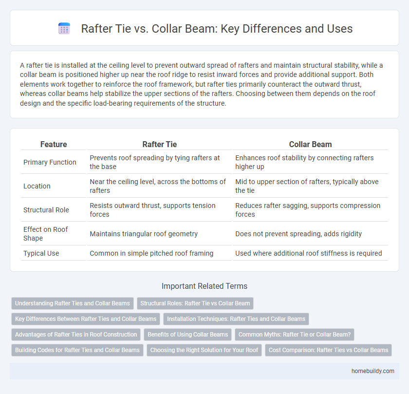Rafter Tie vs. Collar Beam: Key Differences and Uses