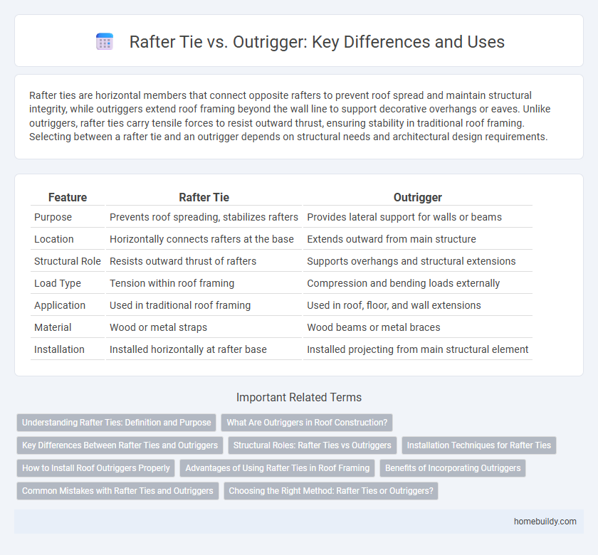 Rafter Tie vs. Outrigger: Key Differences and Uses
