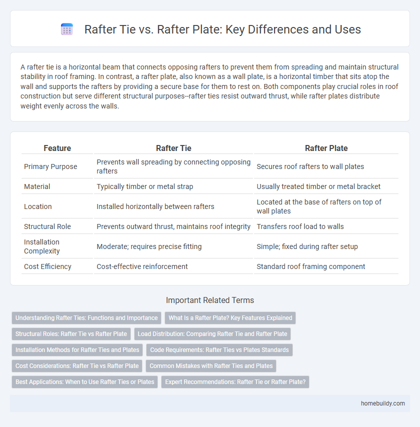 Rafter Tie vs. Rafter Plate: Key Differences and Uses