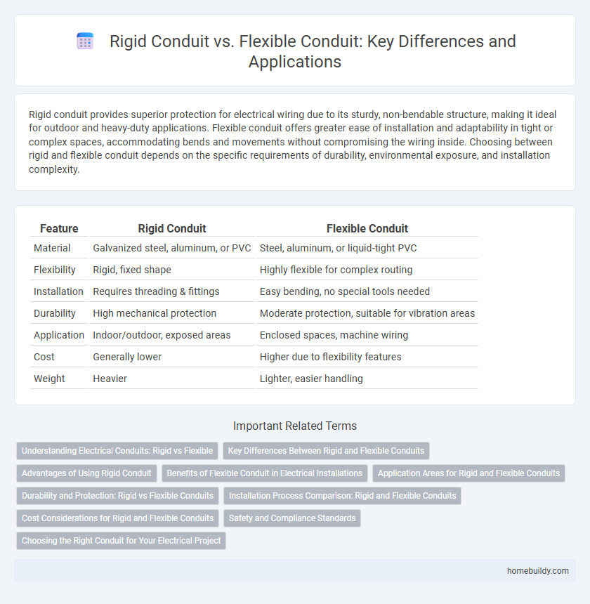 Rigid Conduit vs. Flexible Conduit: Key Differences and Applications