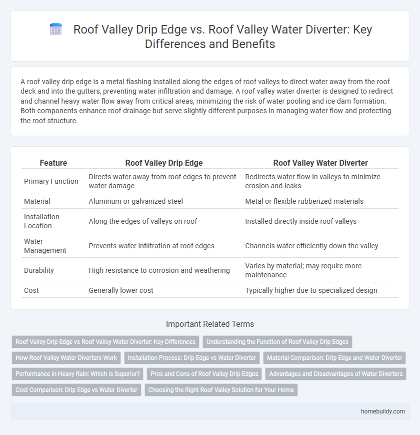 Roof Valley Drip Edge vs. Roof Valley Water Diverter: Key Differences and Benefits