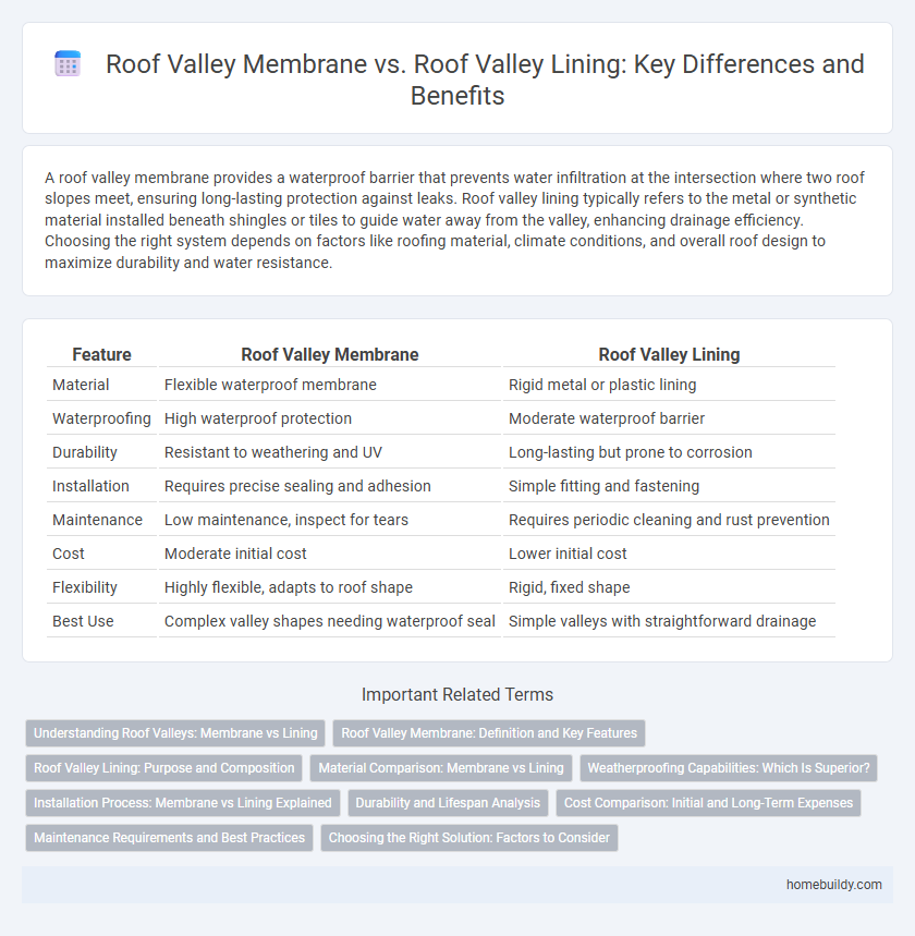 Roof Valley Membrane vs. Roof Valley Lining: Key Differences and Benefits