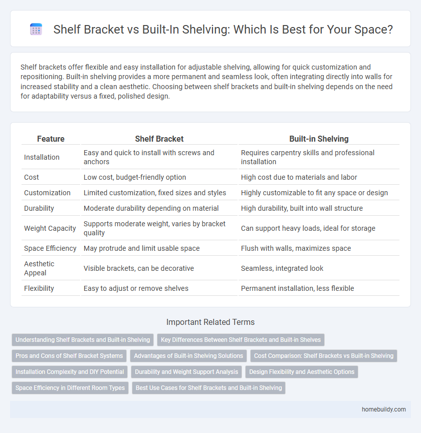 Shelf Bracket vs Built-In Shelving: Which Is Best for Your Space?