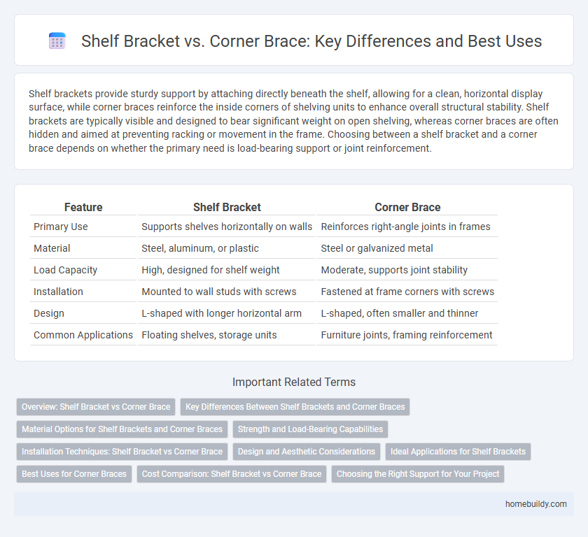 Shelf Bracket vs. Corner Brace: Key Differences and Best Uses