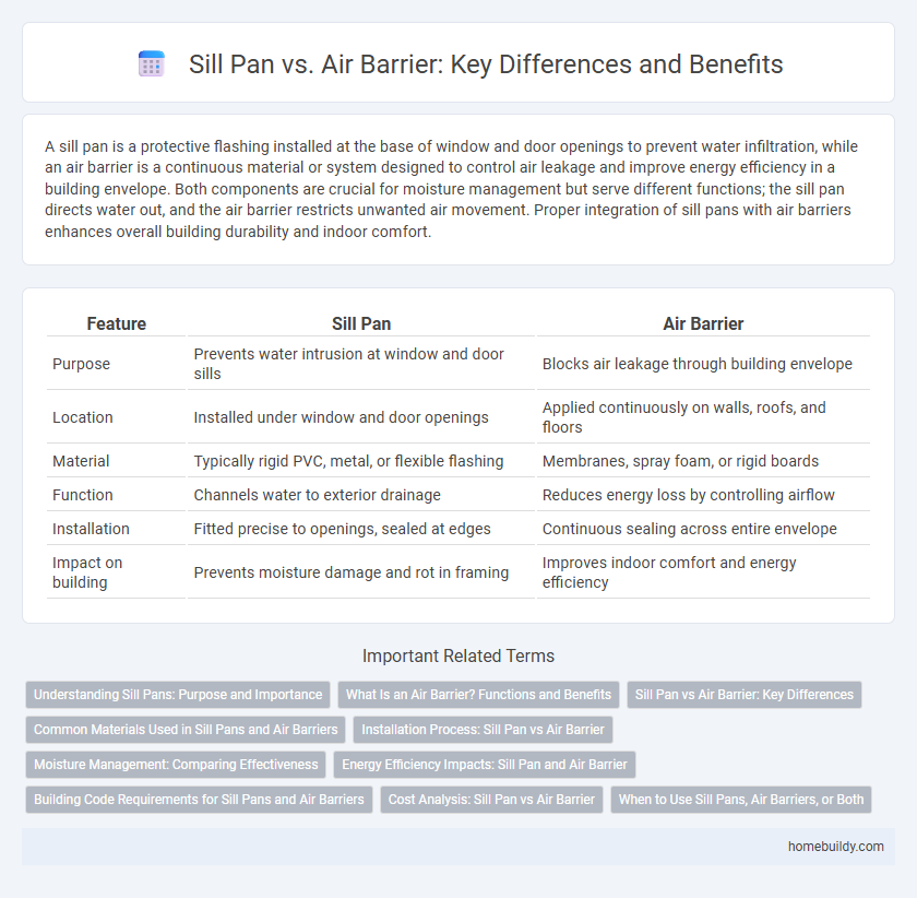 Sill Pan vs. Air Barrier: Key Differences and Benefits