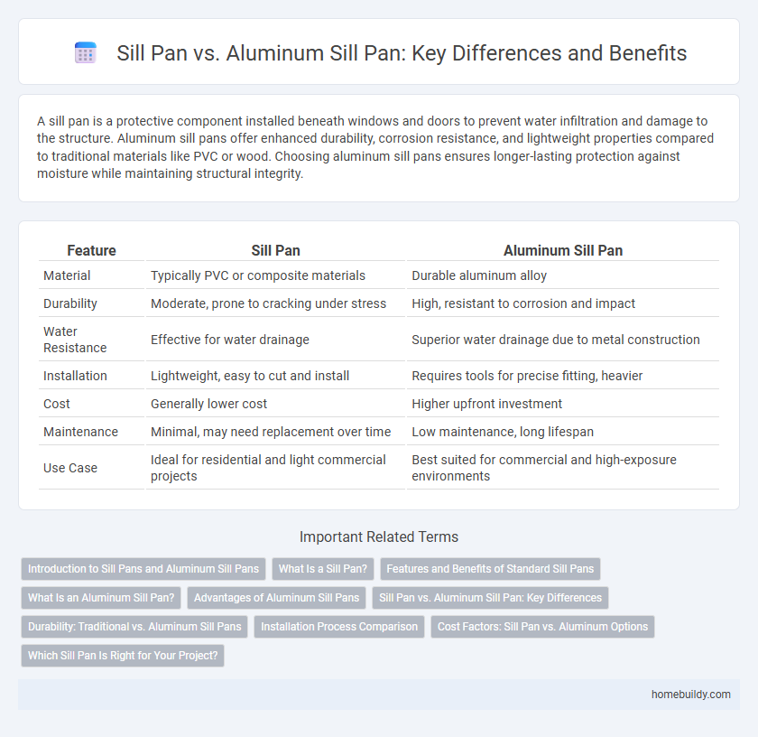 Sill Pan vs. Aluminum Sill Pan: Key Differences and Benefits