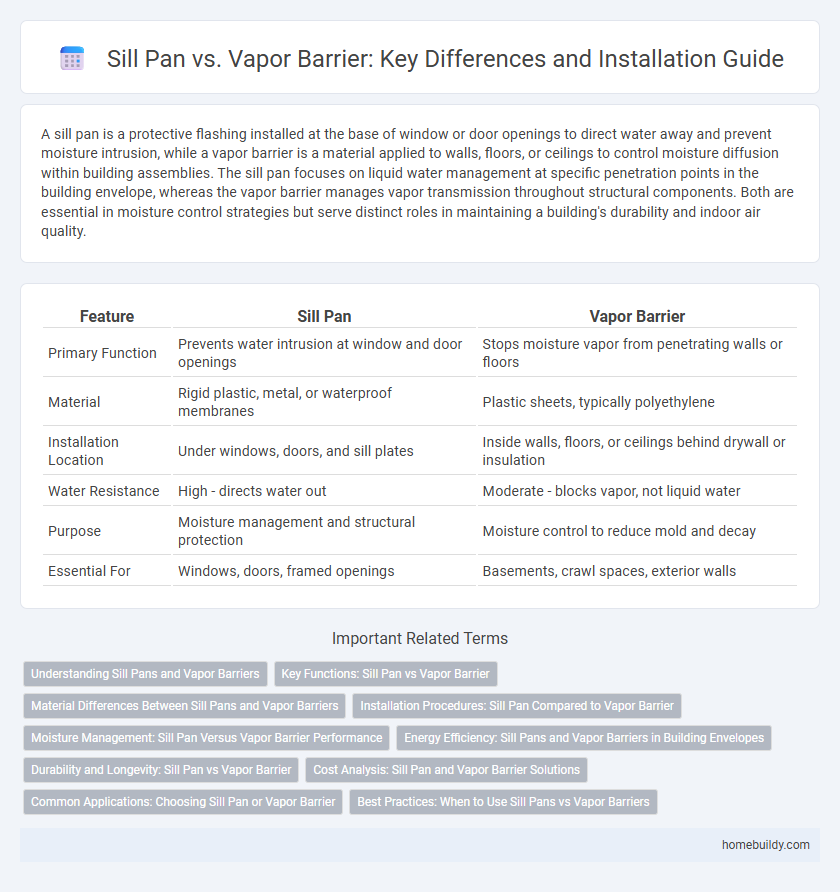 Sill Pan vs. Vapor Barrier: Key Differences and Installation Guide
