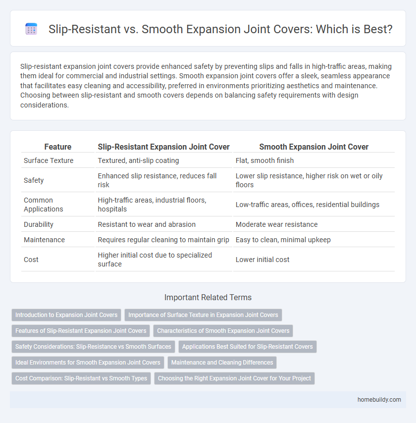 Slip-Resistant vs. Smooth Expansion Joint Covers: Which is Best?