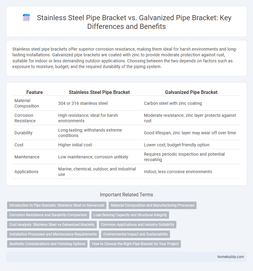 Stainless Steel Pipe Bracket vs. Galvanized Pipe Bracket: Key Differences and Benefits
