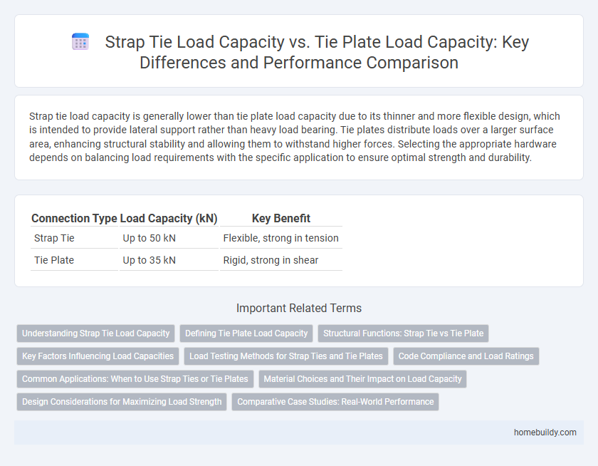 Strap Tie Load Capacity vs. Tie Plate Load Capacity: Key Differences and Performance Comparison