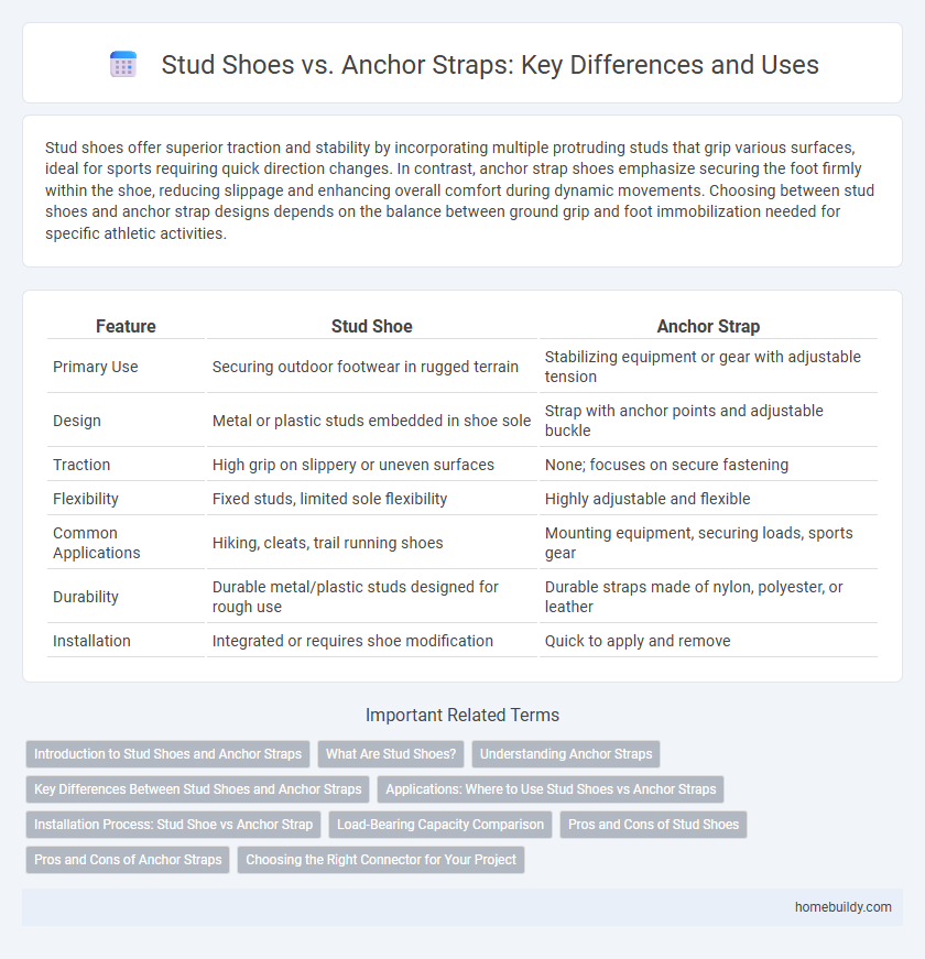 Stud Shoes vs. Anchor Straps: Key Differences and Uses