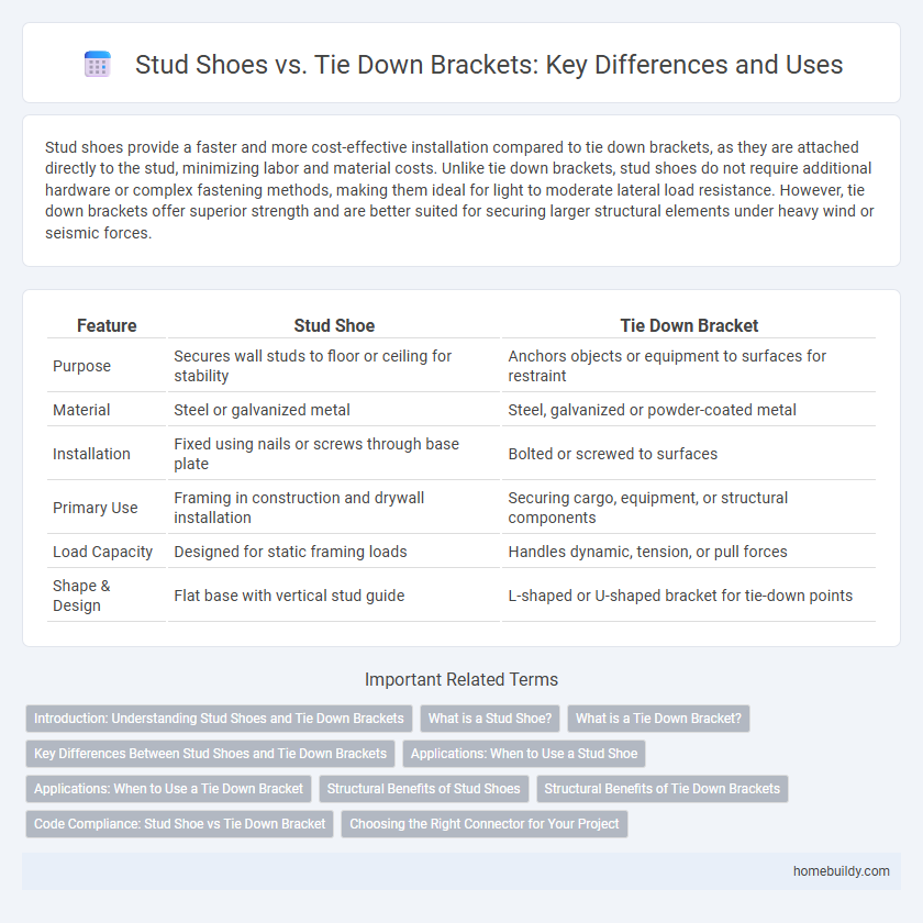 Stud Shoes vs. Tie Down Brackets: Key Differences and Uses
