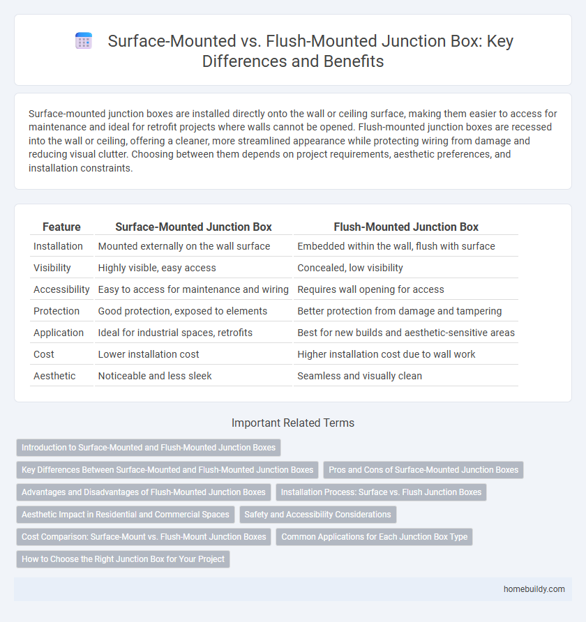 Surface-Mounted vs. Flush-Mounted Junction Box: Key Differences and Benefits